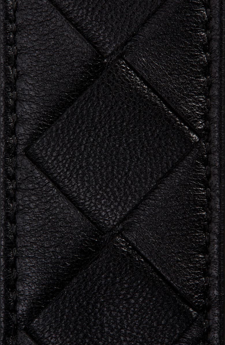 Bottega Veneta Intrecciato Leather Belt, Alternate, color, 