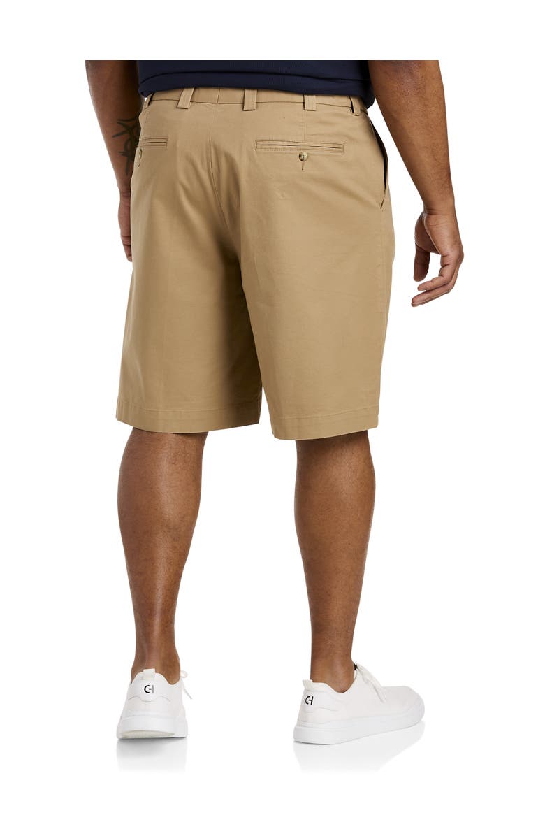 Oak Hill by DXL Comfort Stretch Chino Shorts, Alternate, color, Khaki