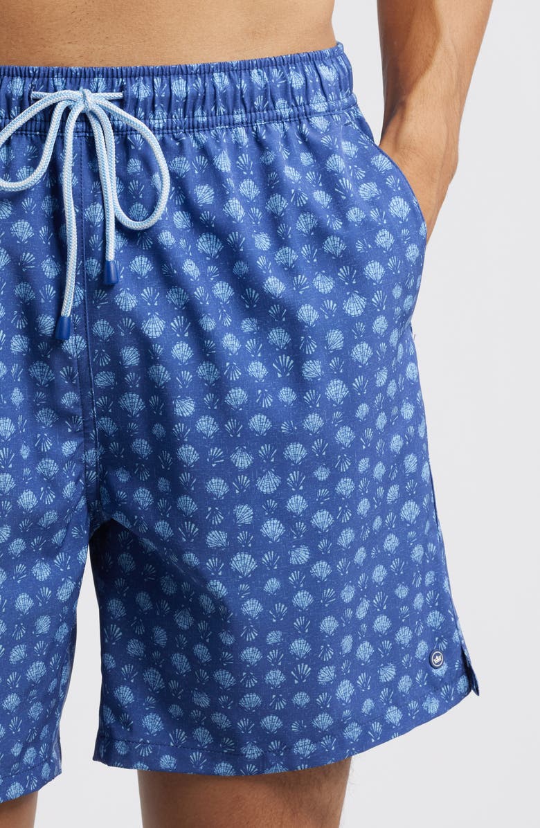 Peter Millar Hatteras Harvest Swim Trunks, Alternate, color, Ocean Blue