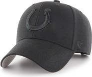 '47 Men's '47 Black Indianapolis Colts Tonal MVP Adjustable Hat