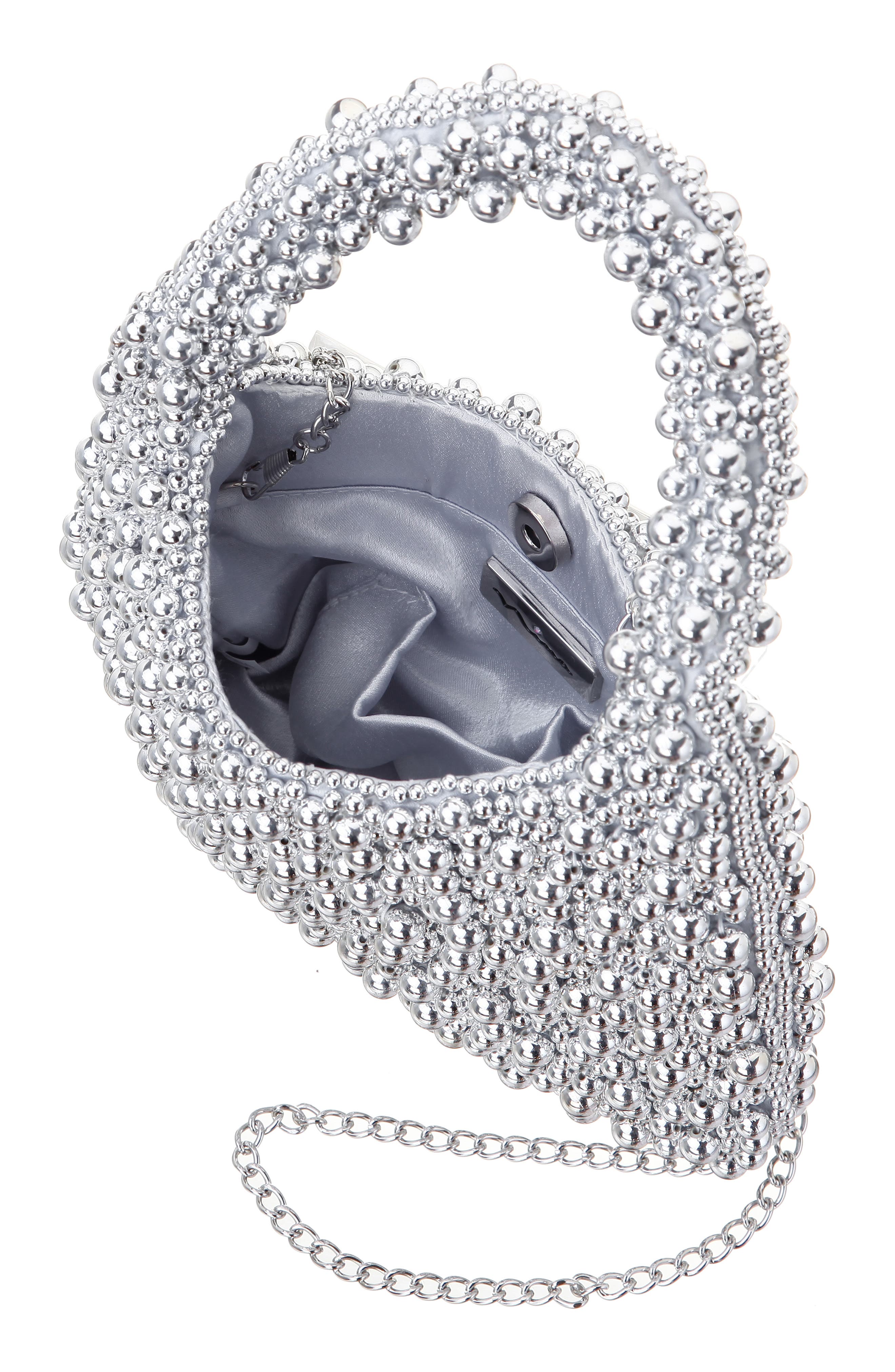 Nina Zariah Bubble Bead Top Handle Bag, Alternate, color, 