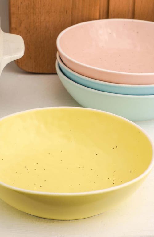 Stone Lain Elena Stoneware 4-piece Bowl Set In Multi