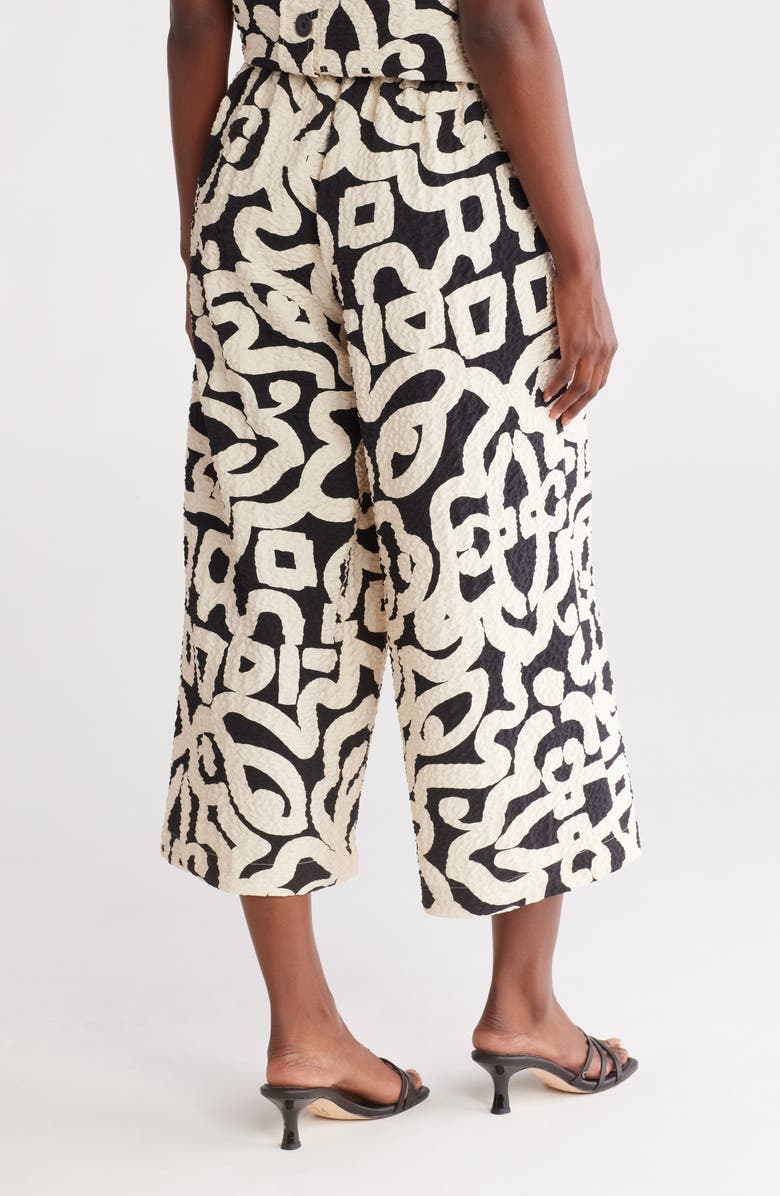 Adrianna Papell Crinkle Wide Leg Pants, Alternate, color, 