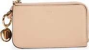 Chloé Alphabet Zip Leather Card Holder