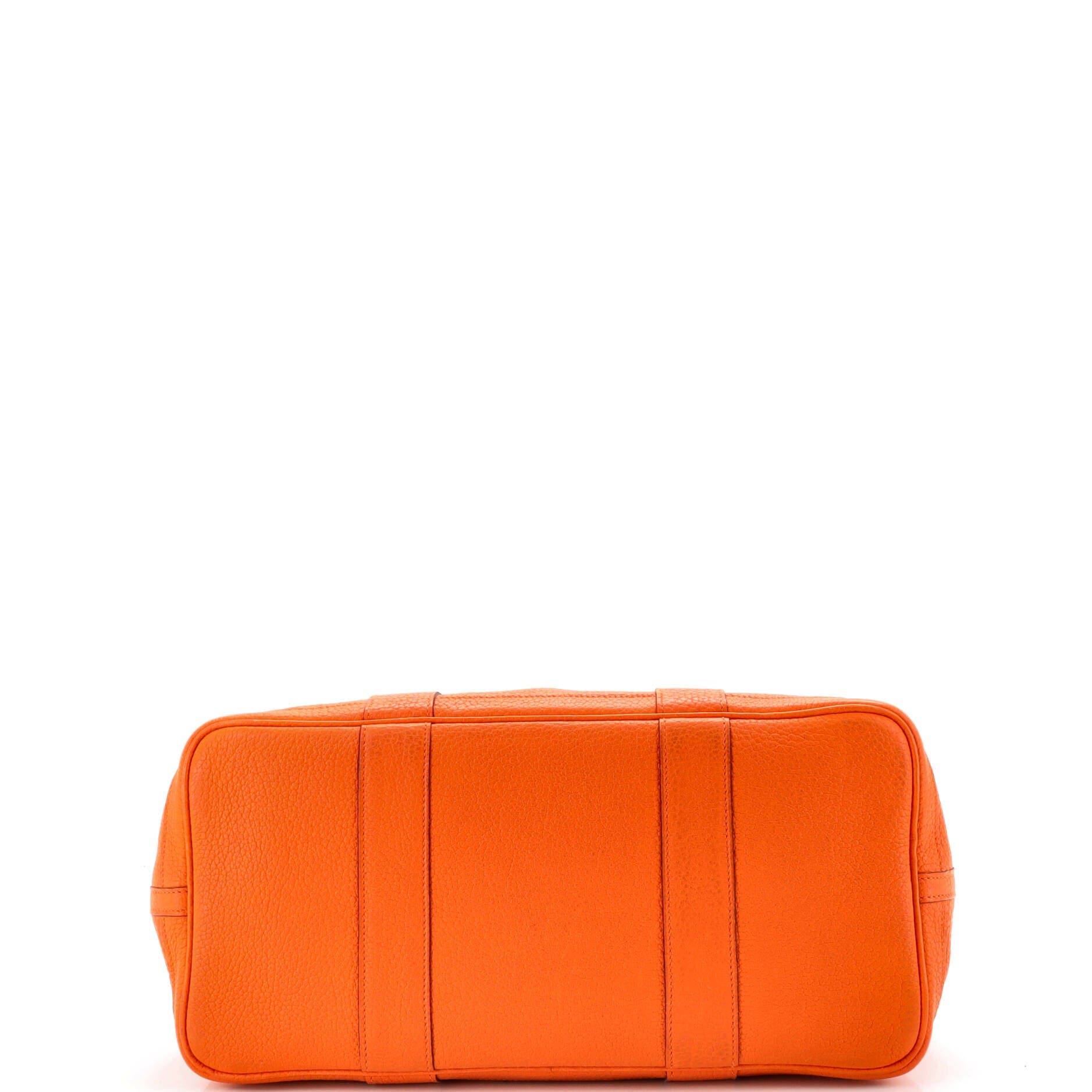 Pre-Owned Hermes Garden Party Tote Leather 36, Alternate, color, Orange H