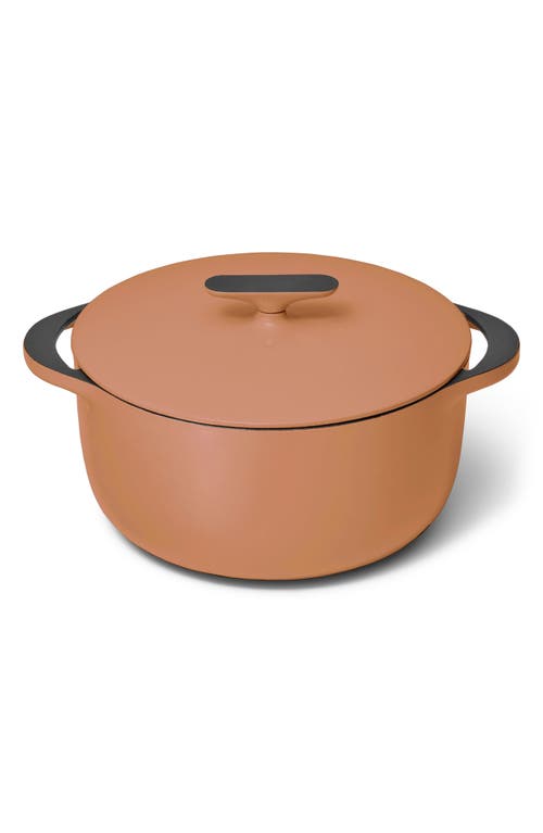 CARAWAY 6.5-Quart Cast Iron Dutch Oven in Rust 