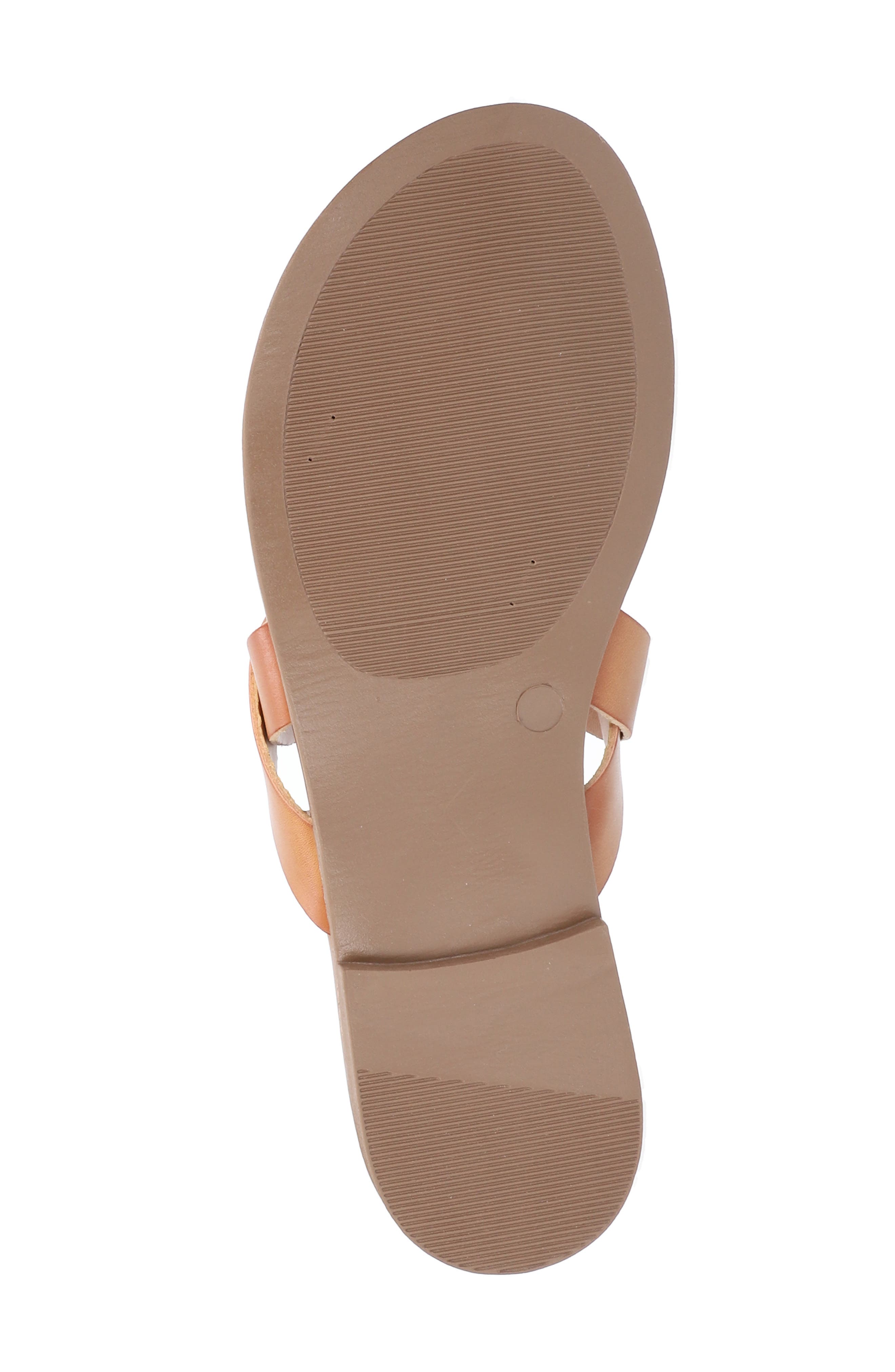 Abriana Flip Flop, Alternate, color, TAN FAUX LEATHER