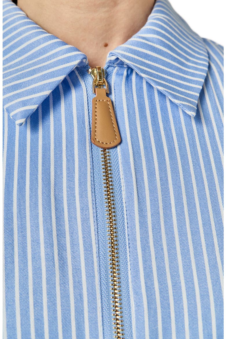 Stripe A-Line Minidress, Alternate, color, POWDER BLUE