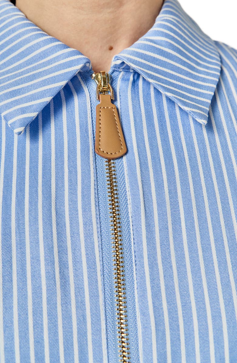 English Factory Stripe A-Line Minidress, Alternate, color, 