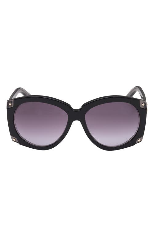 Mcm Smoke Gradient Oval Unisex Sunglasses Mw0005 05b 61 In Black