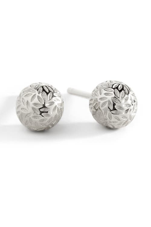 Mint & Lily Textured Gold Ball Studs Earrings In Metallic