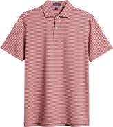 Peter Millar Bridge Stripe Performance Jersey Polo