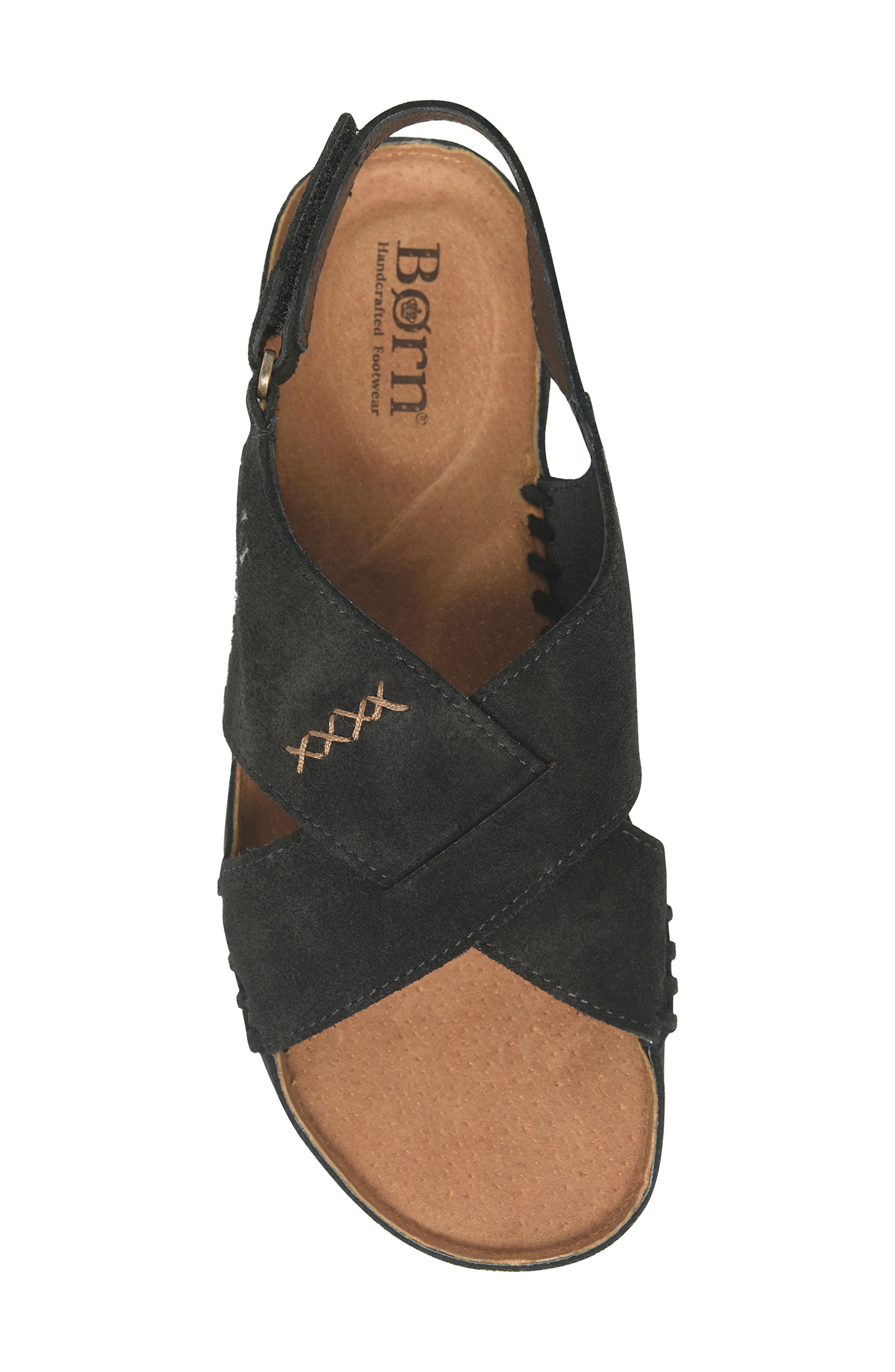 Børn Ebba Slingback Platform Wedge Sandal, Alternate, color, 