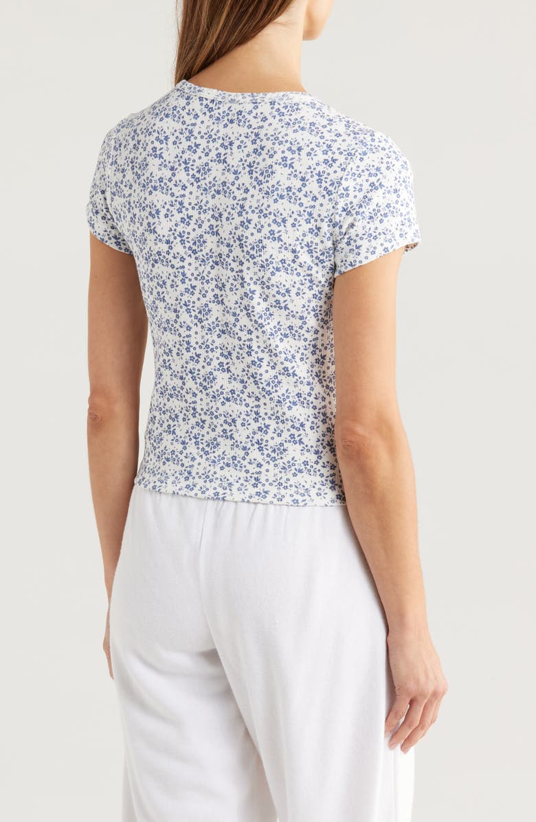 Papinelle Pippa Pointelle Pajama Top, Alternate, color, Ecru