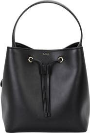 BOSS Liriel Faux Leather Bucket Bag