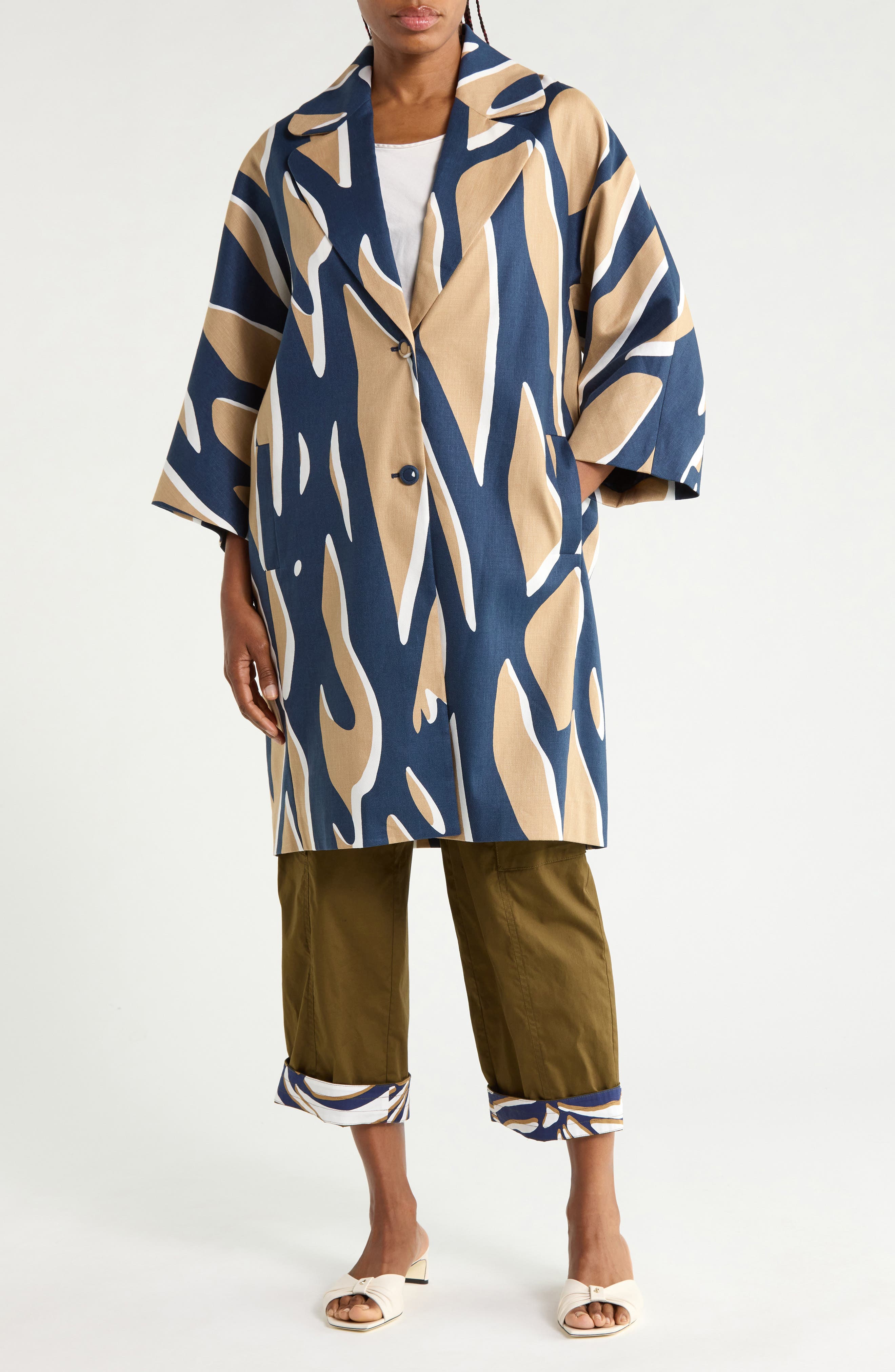 Diane Linen Blend Coat