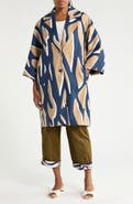 Diane von Furstenberg Diane Linen Blend Coat