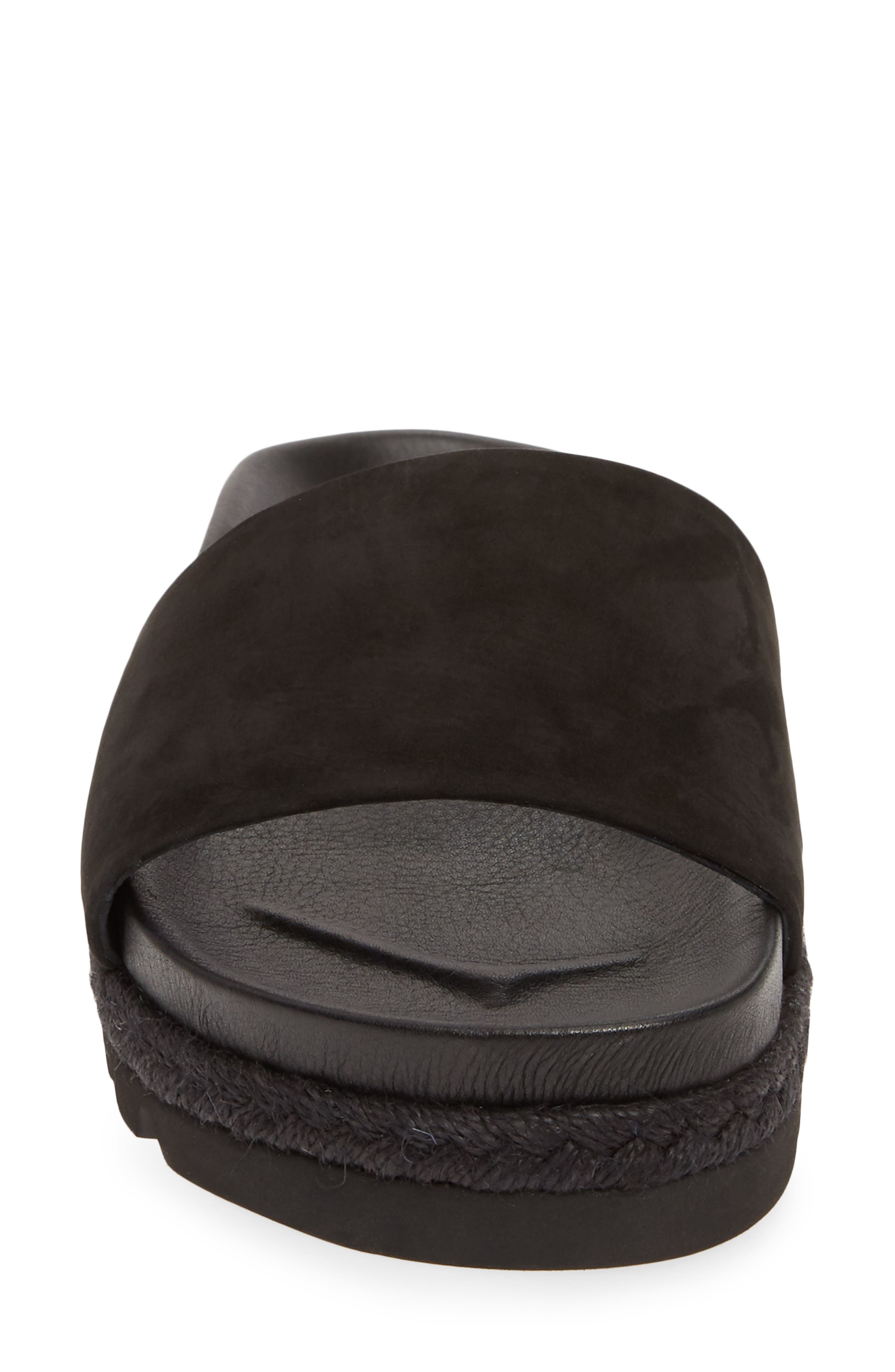 JSlides Genuine Calf Hair Espadrille Slide Sandal, Alternate, color, 