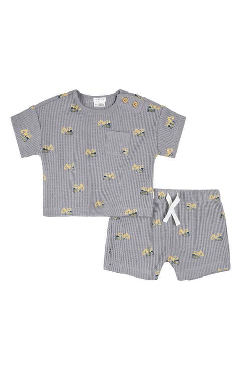 Digger Print T-Shirt & Shorts Set (Baby)