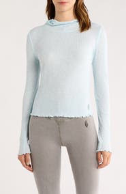 Free People FP Movement Breathe Easy Cotton Blend Hoodie