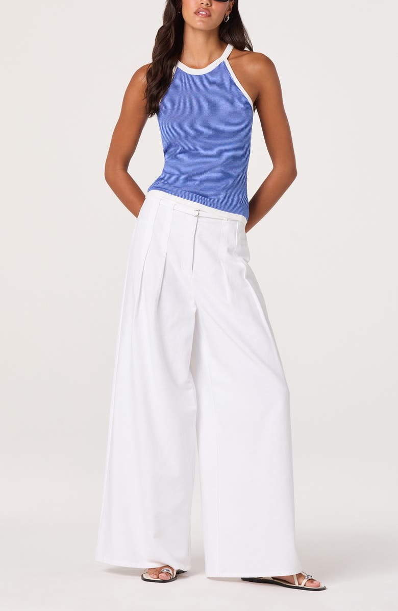 ASTR the Label Betia Sweater Vest, Alternate, color, Blue Stripe