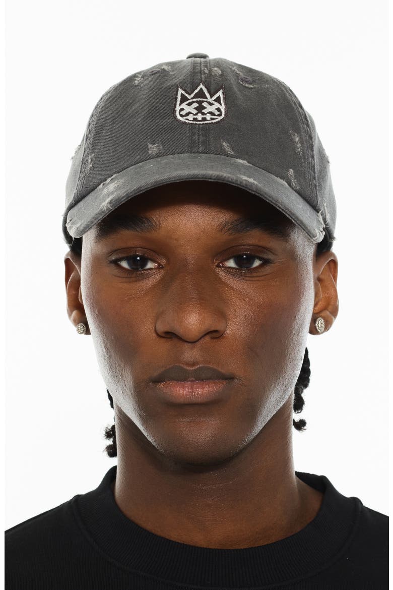 Logo Dad Baseball Cap, Main, color, FORGED IRON