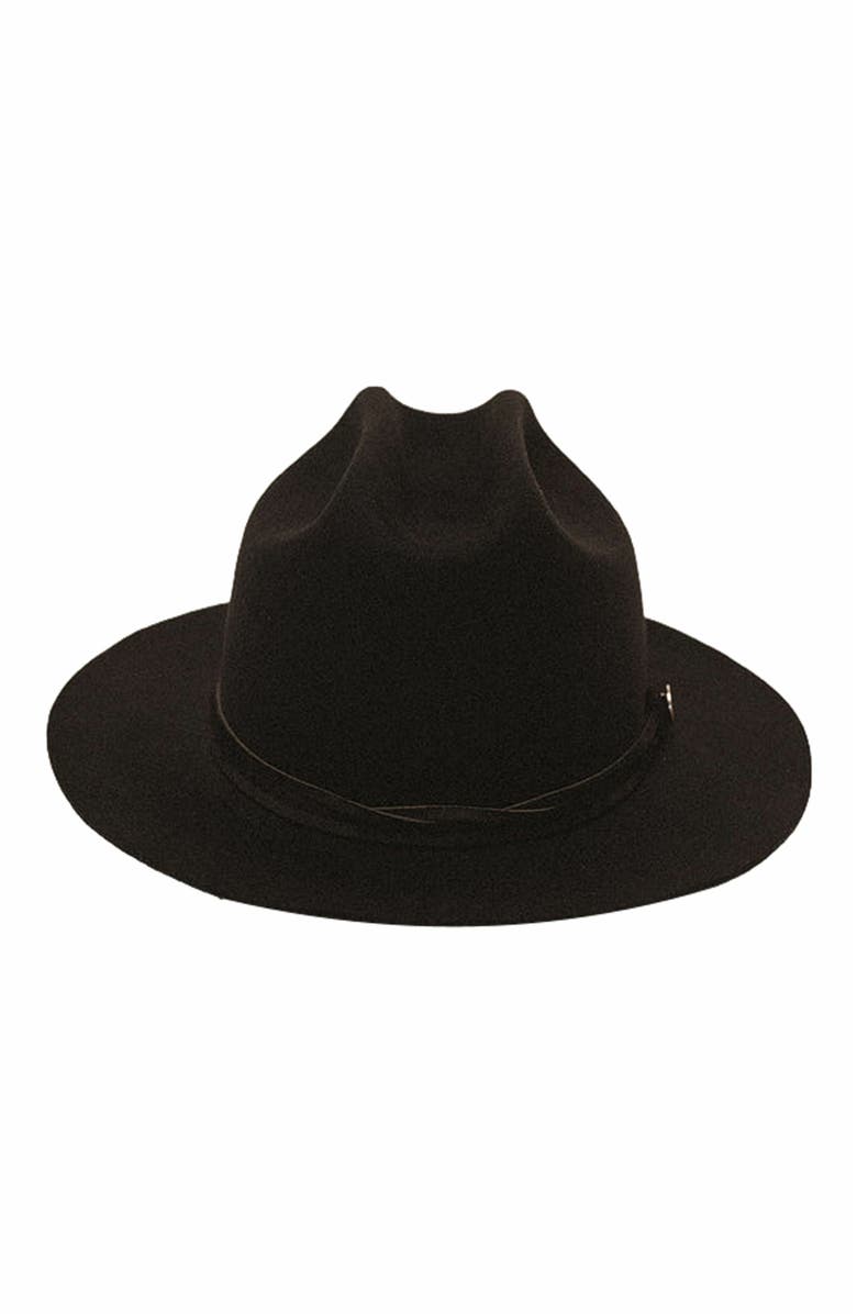 Two Roads Hat Co. Elliston Rancher Hat, Alternate, color, Black