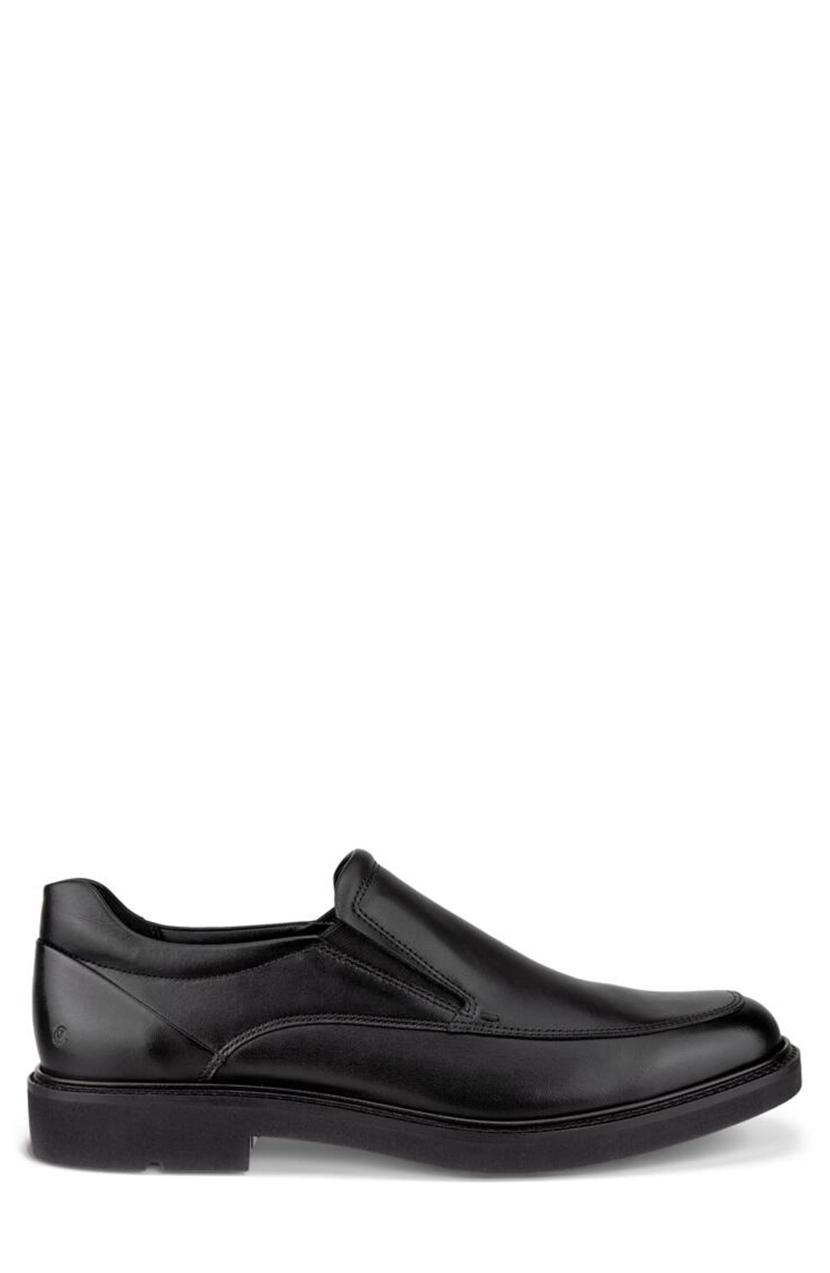 ECCO Metropole London Apron Toe Shoe, Alternate, color, Black