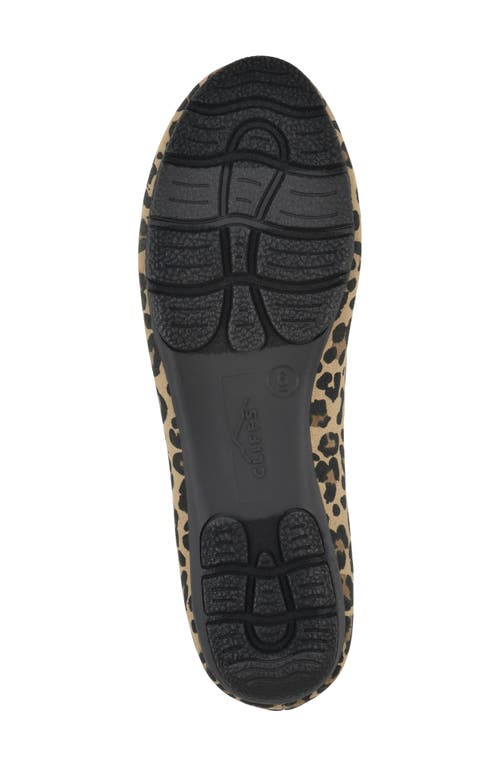 Cliffs By White Mountain Gush Tassel Loafer In Animal Print