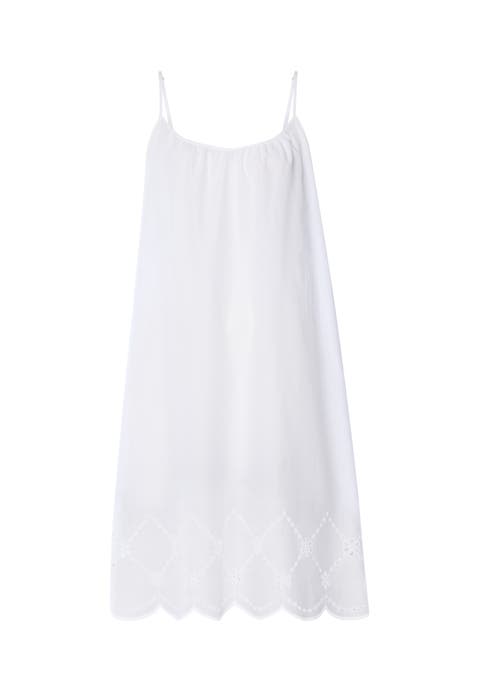 Lumi Scalloped Cotton Chemise