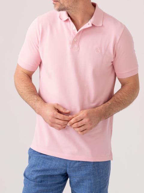 Piqué Cotton Short Sleeve Polo Shirt