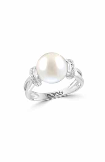 EFFY Diamond & Cultured Pearl Ring
