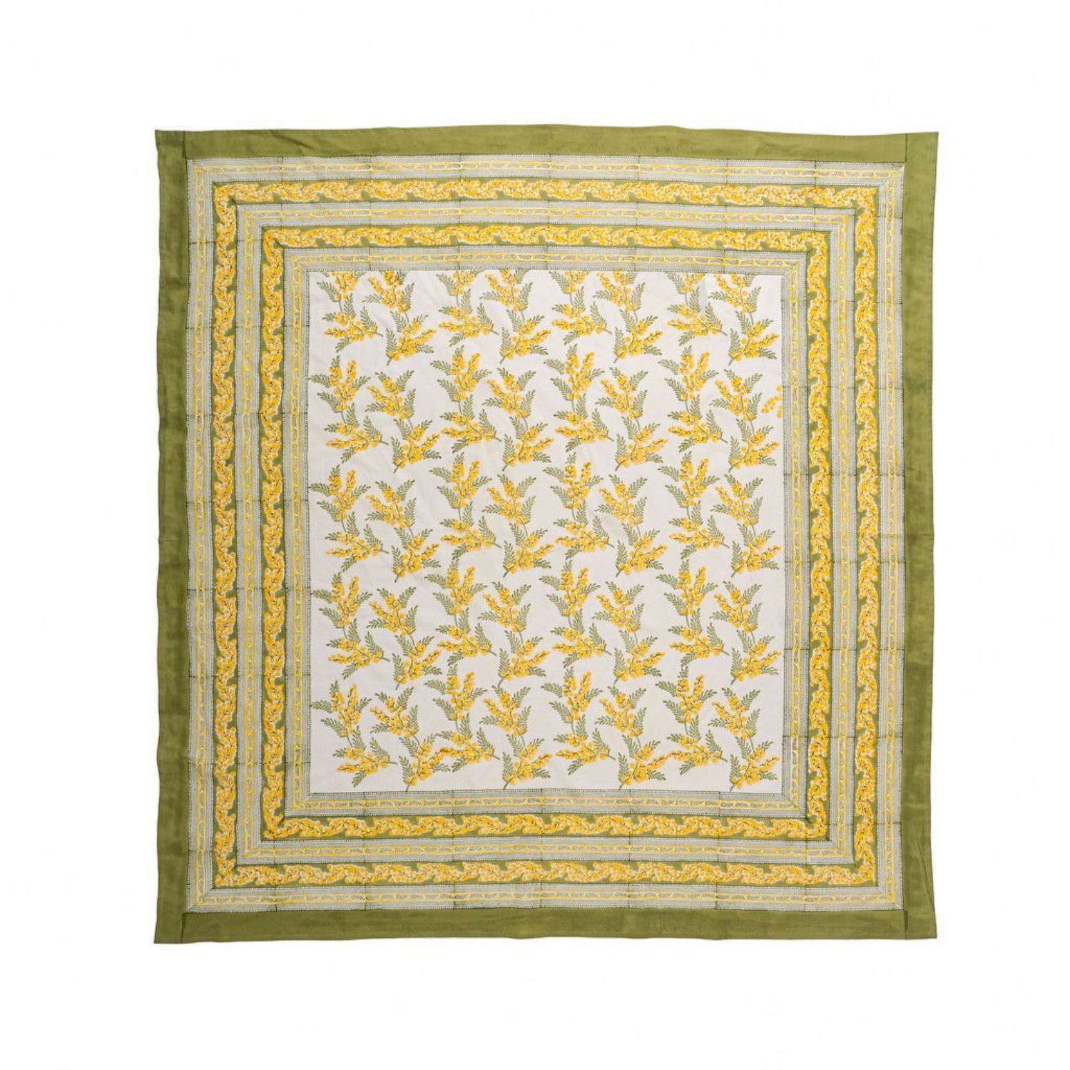 Green, Yellow 71" x 71"