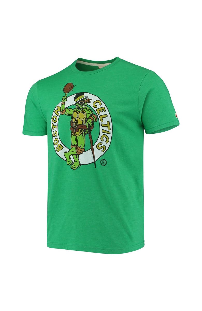 Homage Men's Homage Kelly Green Boston Celtics NBA x Teenage Mutant Ninja Turtles Tri-Blend T-Shirt, Alternate, color, Kelly Green