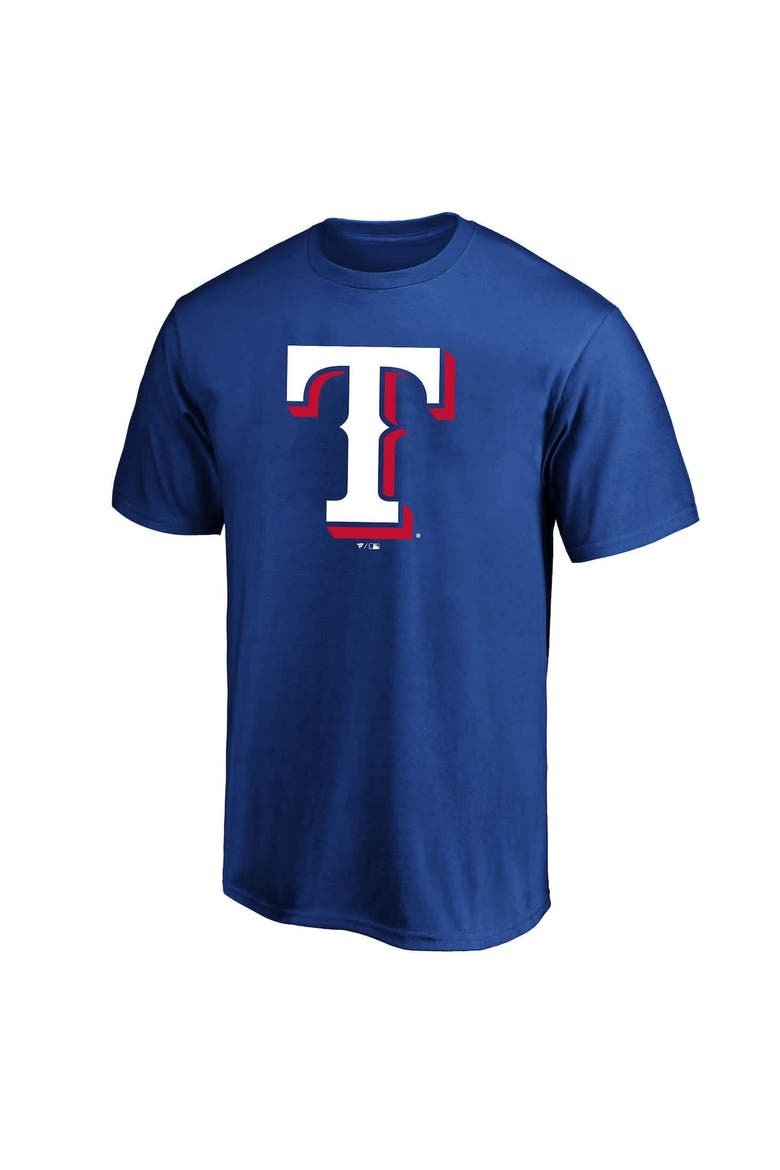 Men's Profile Royal Texas Rangers Big & Tall Primary Logo T-Shirt, Main, color, Royal
