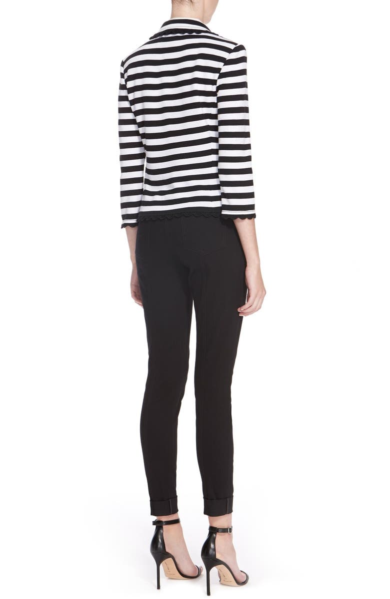 St. John Collection Silk Crepe Shell, Alternate, color, 