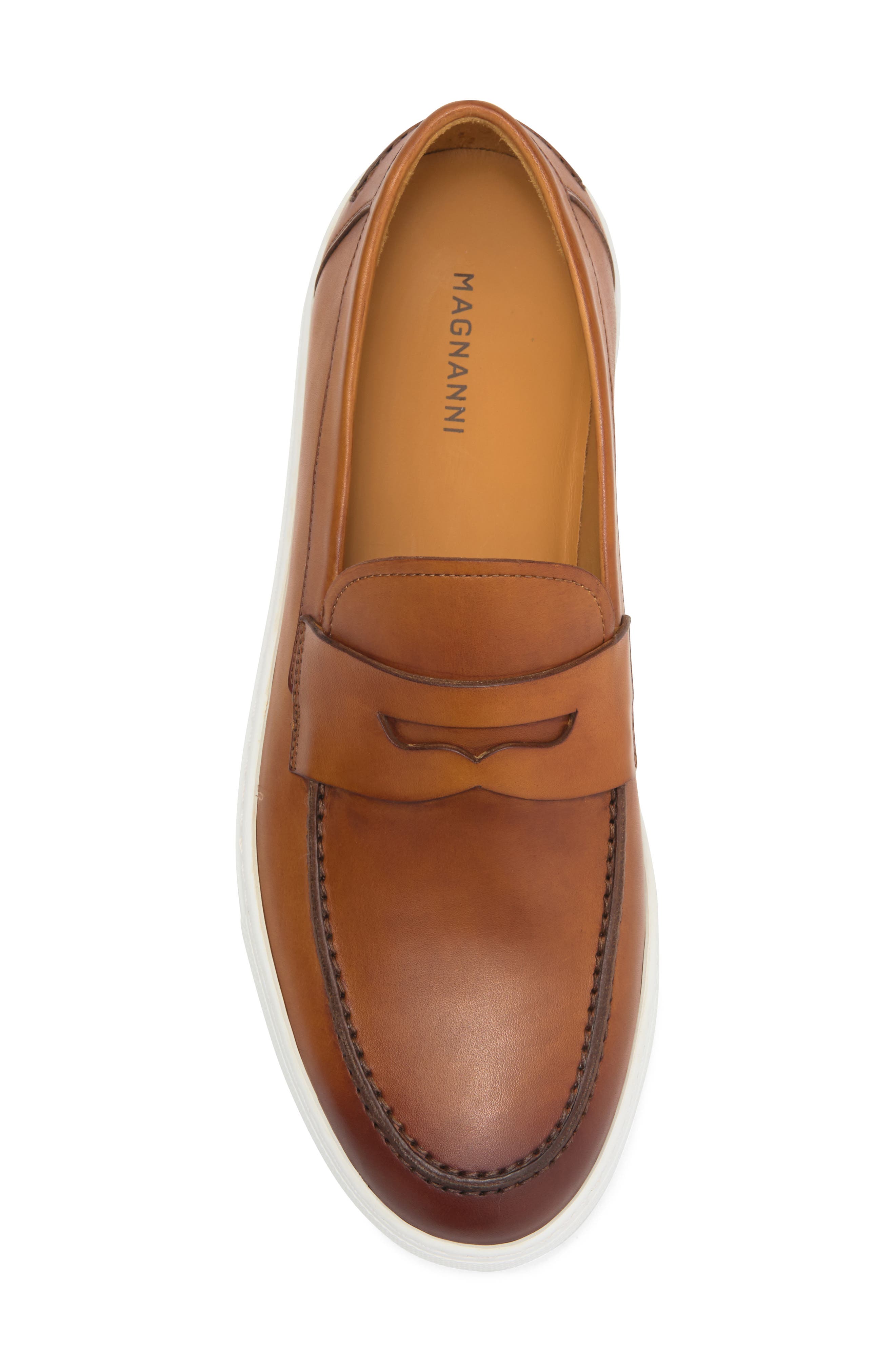 Johnny Cuero Penny Loafer Sneaker, Alternate, color, CUERO