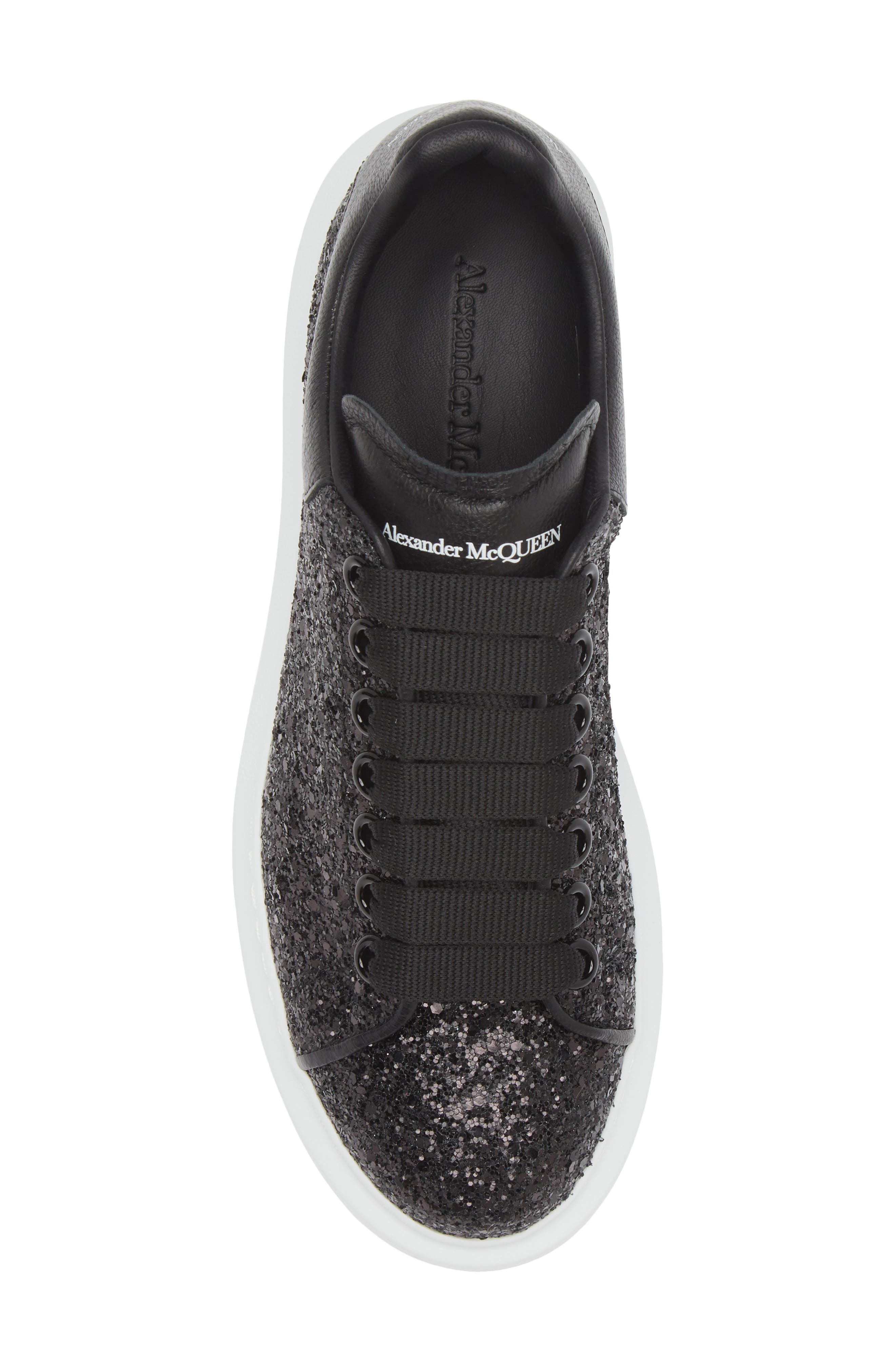 McQueen Oversize Glitter Platform Sneaker, Alternate, color, 