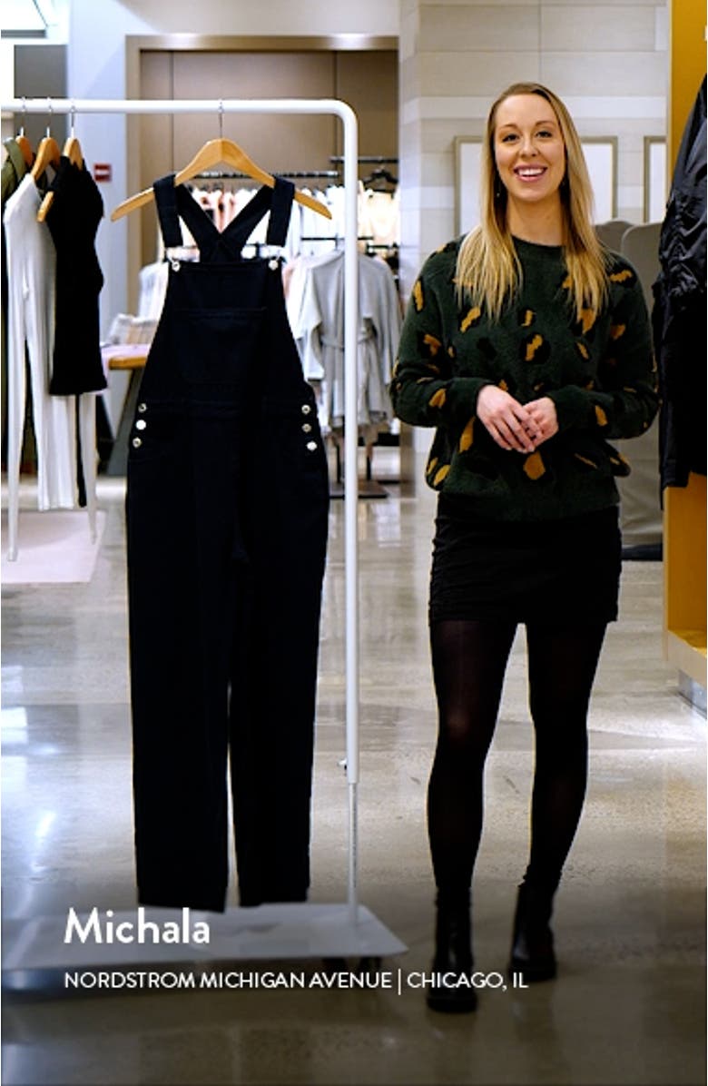 Sk8ter Wide Leg Denim Overalls, sales video thumbnail