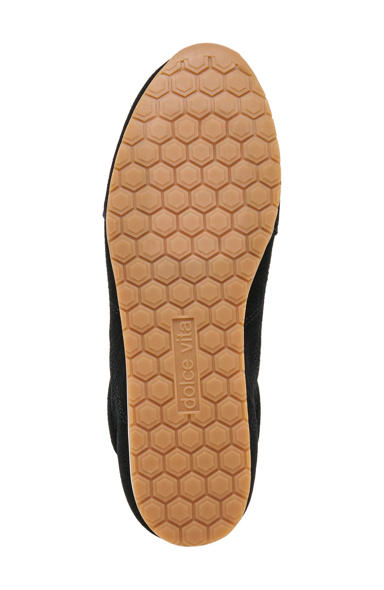 Diane Sneaker, Alternate, color, BLACK SUEDE