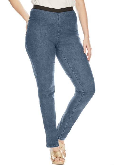 Stretch Denim Straight Leg Jegging