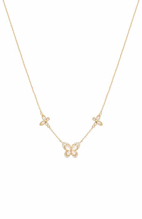 Butterfly Motif Necklace