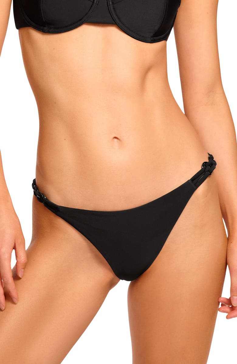 Ramy Brook Elli Bikini Bottoms, Main, color, Black