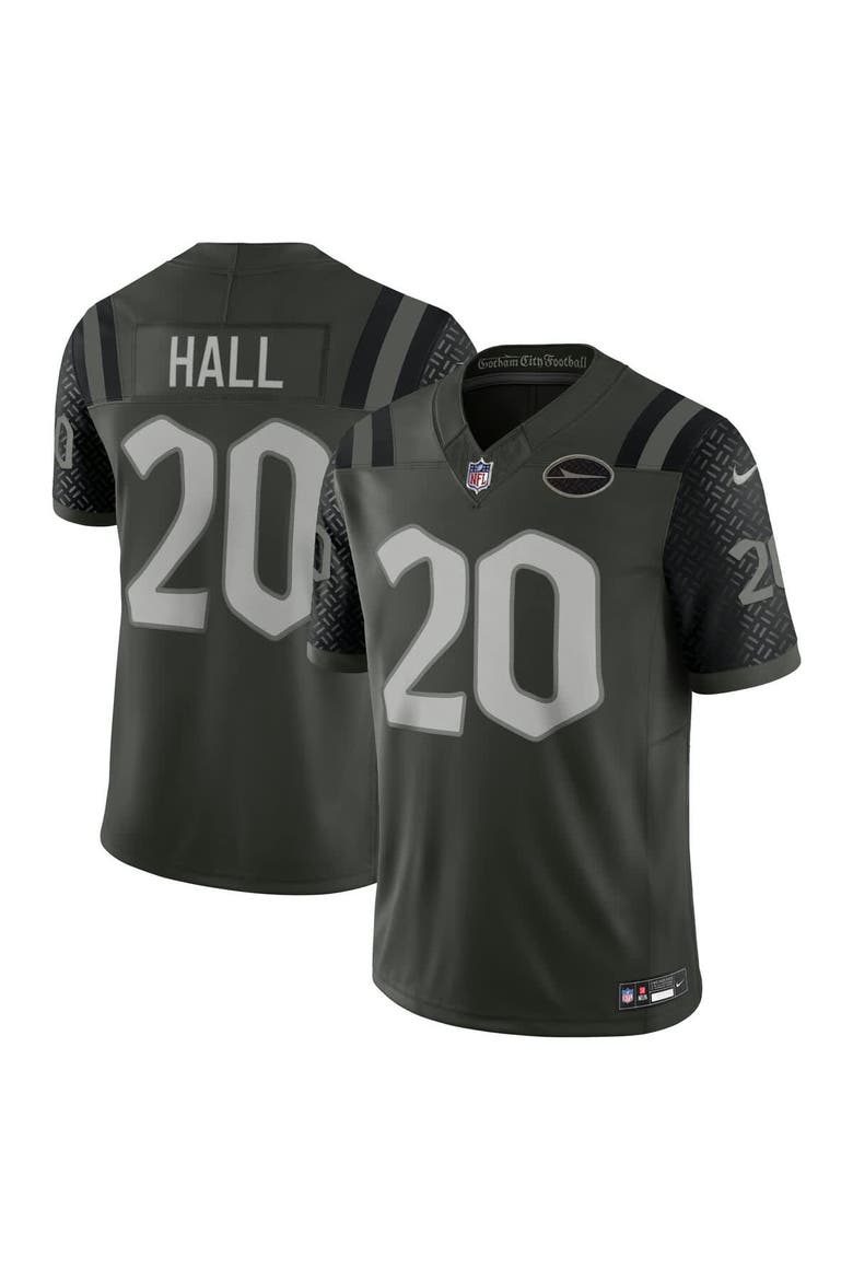 Men's Nike Breece Hall Gotham Green New York Jets 2025 Rivalries Collection Limited Jersey, Main, color, Green