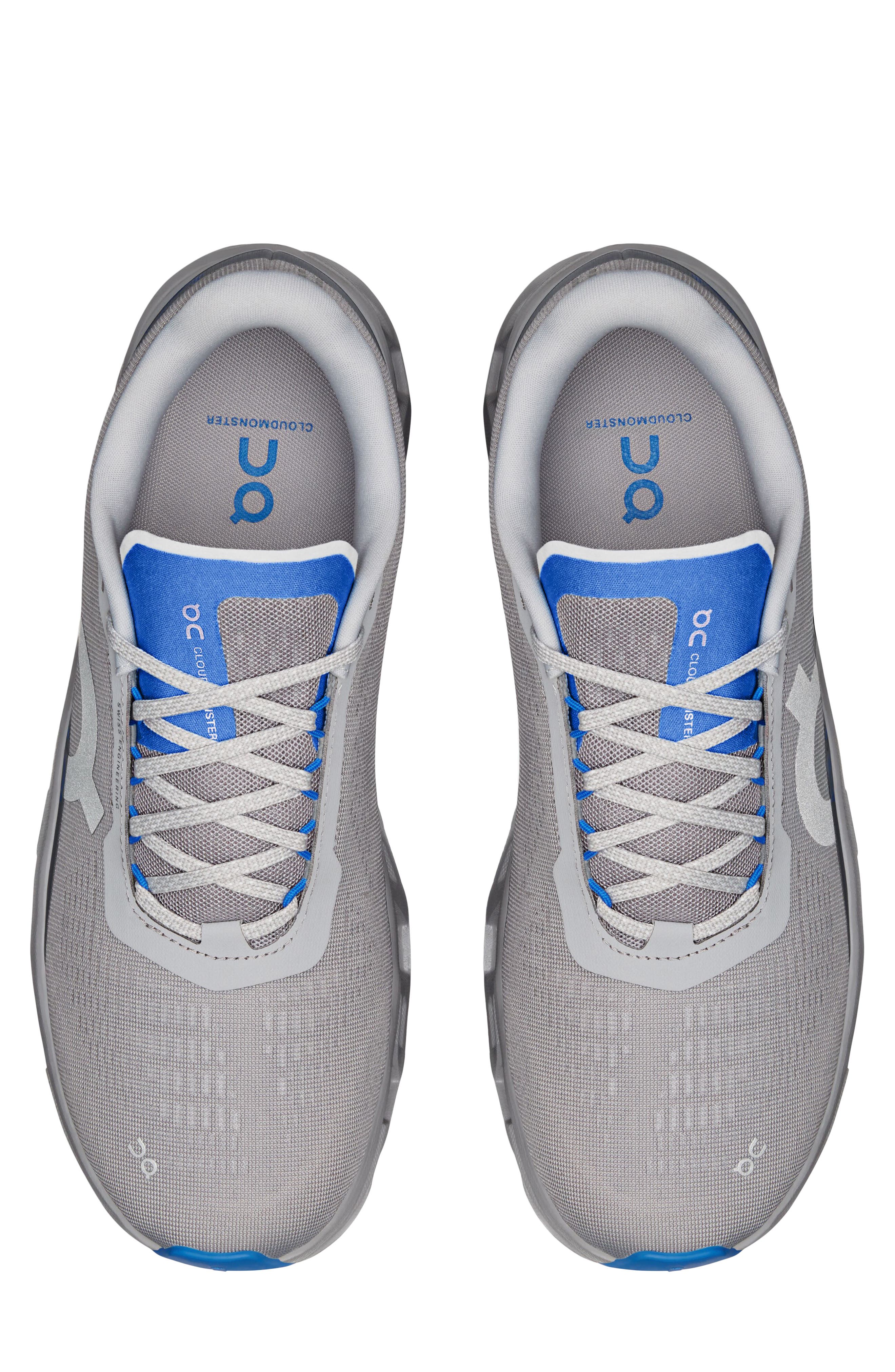 Cloudmonster Running Shoe, Alternate, color, ALLOY/ JAY