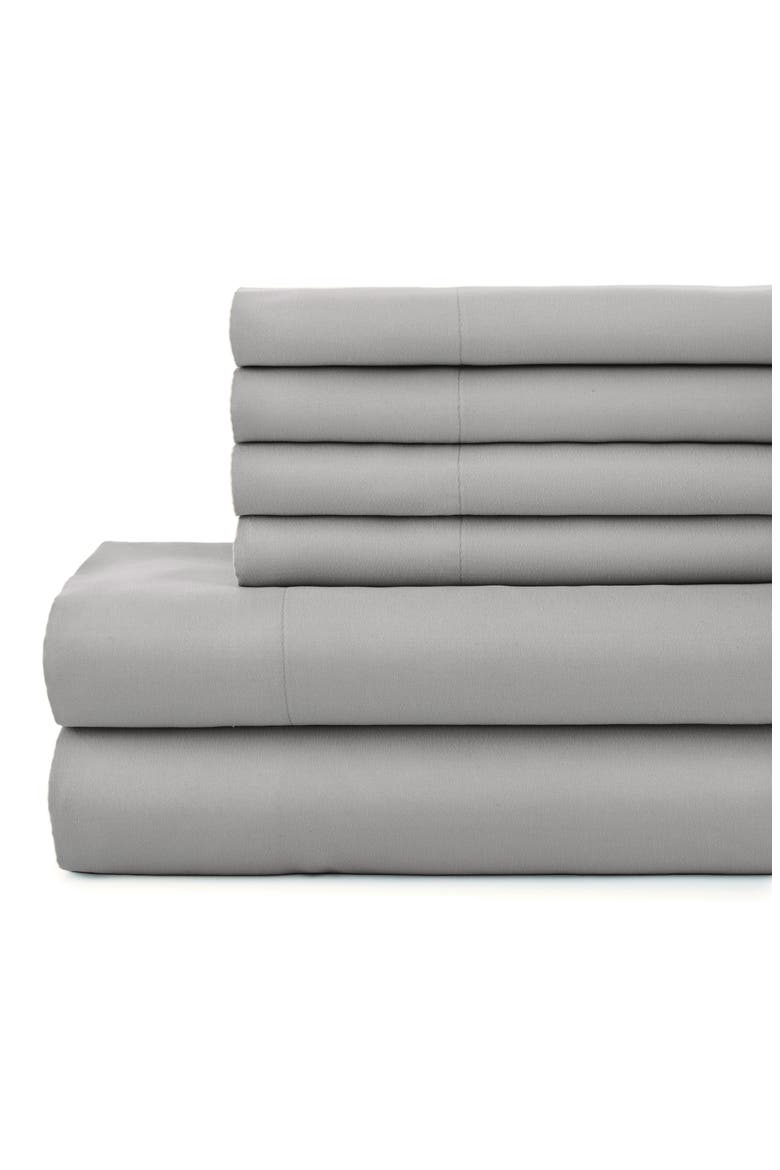 Vilano Springs Extra Deep Pocket Sheet Set, Main, color, STEEL GRAY