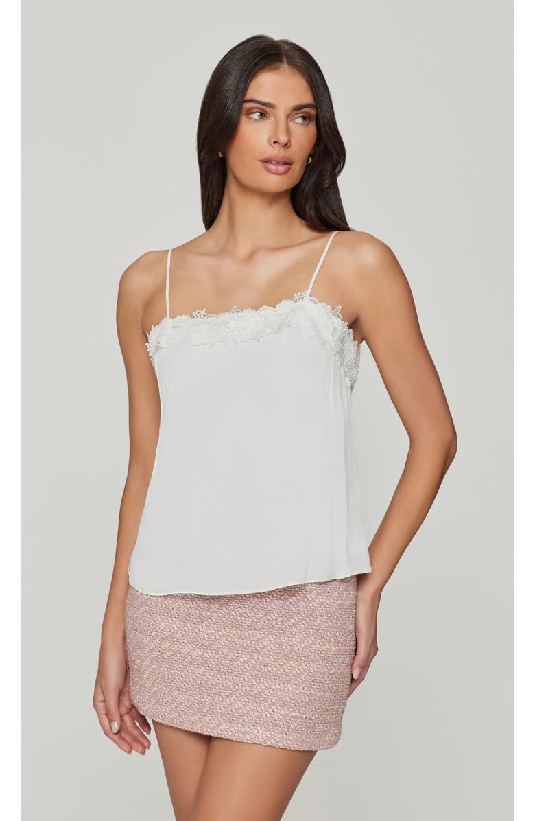 Generation Love Leah Lace Combo Cami, Alternate, color, White, Floral