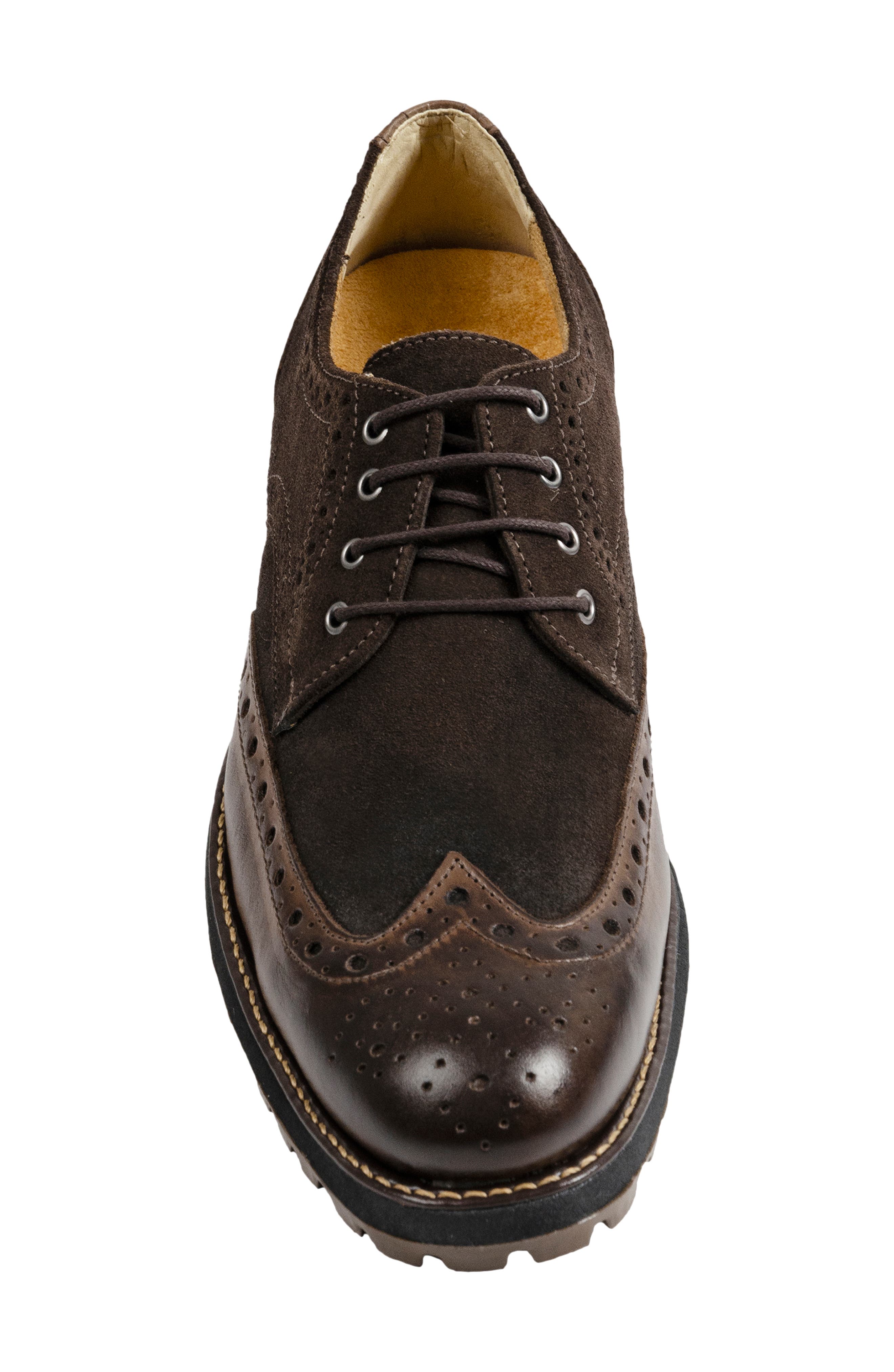 Sandro Moscoloni Russell Wingtip Derby, Alternate, color, 