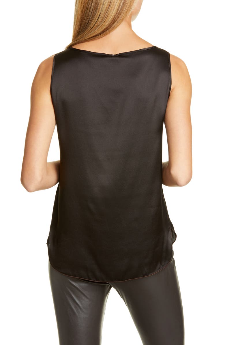 Max Mara Leisure Stretch Silk Tank Top, Alternate, color,