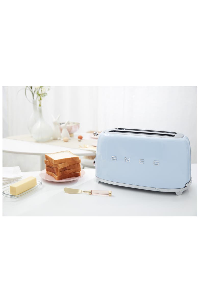 50s Retro Style Four-Slice Toaster, Alternate, color, PINK